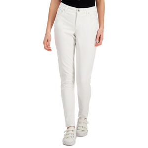 Style & Co. Women's 8 Petite Curvy-Fit Skinny White Denim Jeans NWT